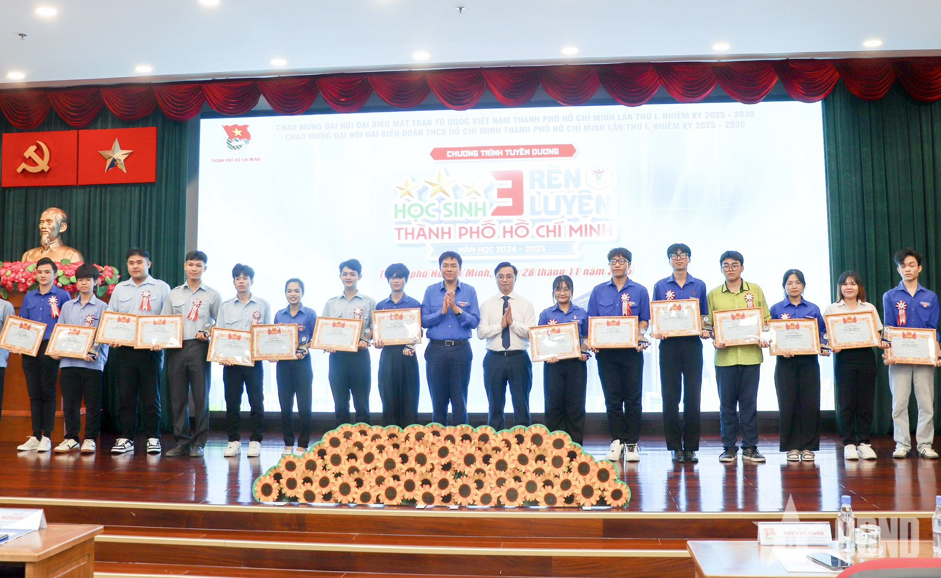 TP Hồ Chí Minh tuyên dương 87 điển hình “Học sinh 3 rèn luyện”